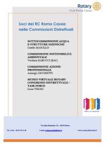 Soci in Commissioni distrettuali