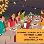 TORNIAMO A BRINDARE INSIEME!!!! GIOVEDì 27 MAGGIO ORE 19,30 CIRCOLO DELLA PIPA